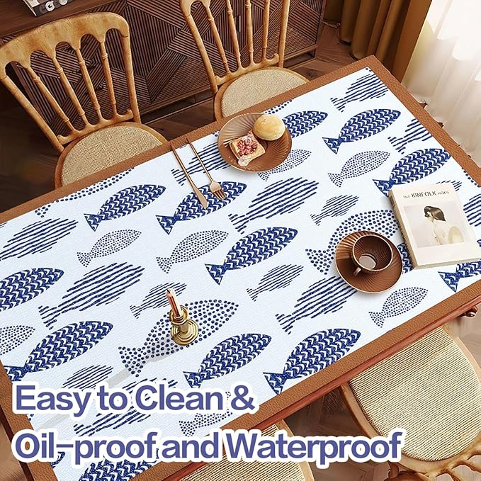Terravue Blue Shelf Liner for Kitchen Cabinets Non Adhesive Drawer Liners Non Slip Cupboard Liner Strong Grip Waterproof Kitchen Cabinet Liners Easy to Clean Blue Dresser Shelves Paper 12IN x 10FT
