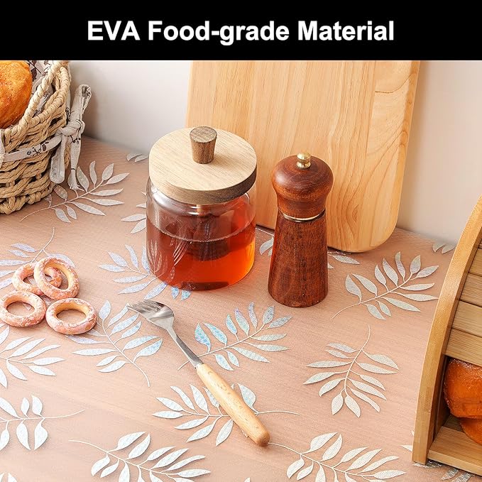 Cooyes Shelf Liner – Premium Non-Adhesive Cabinet & Drawer Liner for Kitchen – Waterproof Shelf Paper with Modern Pattern – Durable EVA Cabinet Mat – Easy to Cut （24" W x 120" L）
