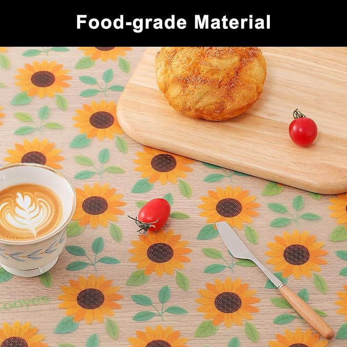 Cooyes Shelf Liner – Premium Non-Adhesive Cabinet & Drawer Liner for Kitchen – Waterproof Shelf Paper with Modern Pattern – Durable EVA Cabinet Mat – Easy to Cut （17.5" W x 197" L）