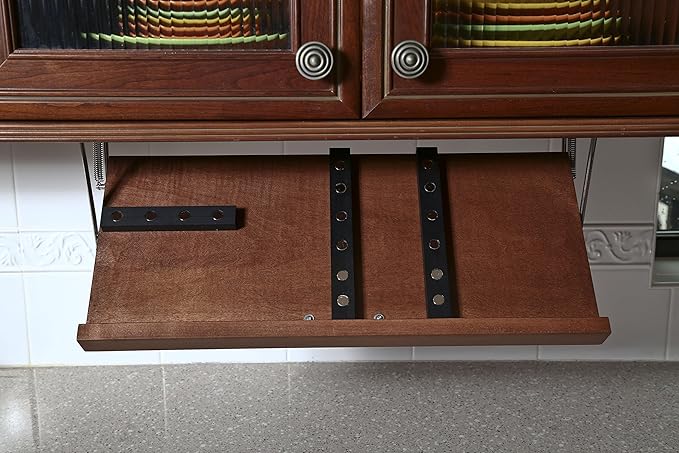 The Drop Block Cherry 22 x 9.5 Inch Magnetic Knife Storage Unit