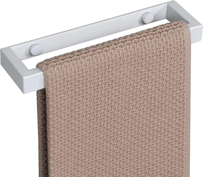 Alise Bath Towel Bar,Wall Mount Towel Holder Towel Rack Towel Hanger for Bathroom Lavatory,8 Inch SUS304 Stainless Steel Towel Rail,White Finish