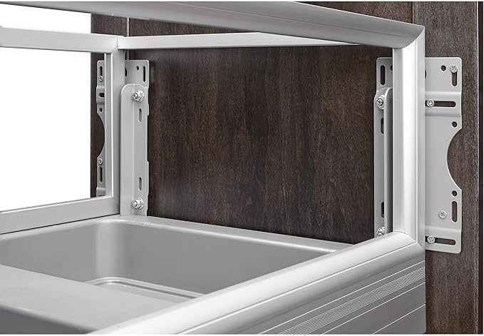 Rev-A-Shelf Double 27 Quart Pull Out Trash Can for Base Kitchen Cabinets, Storage Garage Bin on Wire Basket with Soft Close, Silver, 5149-1527DM-217