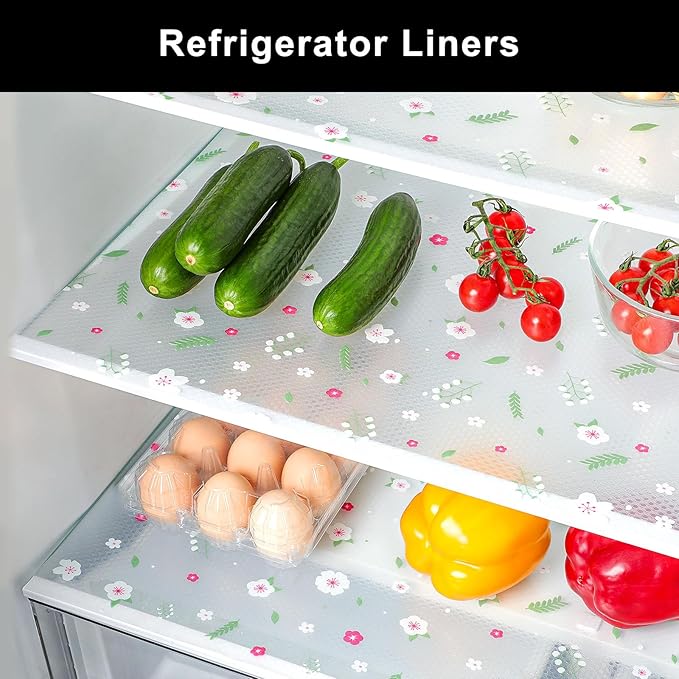 Cooyes Shelf Liner – Premium Non-Adhesive Cabinet & Drawer Liner for Kitchen – Waterproof Shelf Paper with Modern Pattern – Durable EVA Cabinet Mat – Easy to Cut （24" W x 120" L）