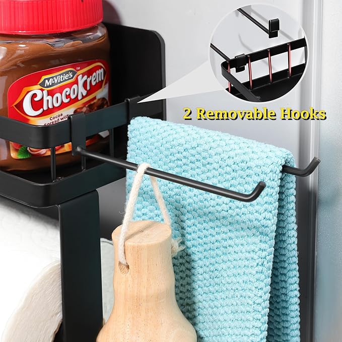 for Beonsky & Stanley & Hiware Replacement & Reusable Stainless Steel Metal Straw - DELITON Magnetic Paper Towel Holder Shelf Hanging Straws Holder