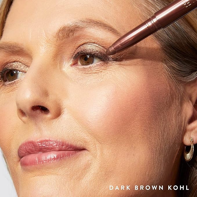 LAURA GELLER NEW YORK Kajal Longwear Kohl Eyeliner Pencil with Caffeine, Smooth & Blendable Makeup, Antique Bronze