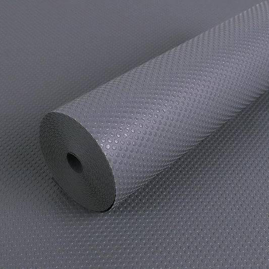 FLPMIX Shelf Liner for Kitchen Cabinets 12 inch Wide - Easy to Cut Drawer Mat Dark Grey, 12" x 120 Inch, Waterproof Non-Adhesive Pantry Cabinet Liner