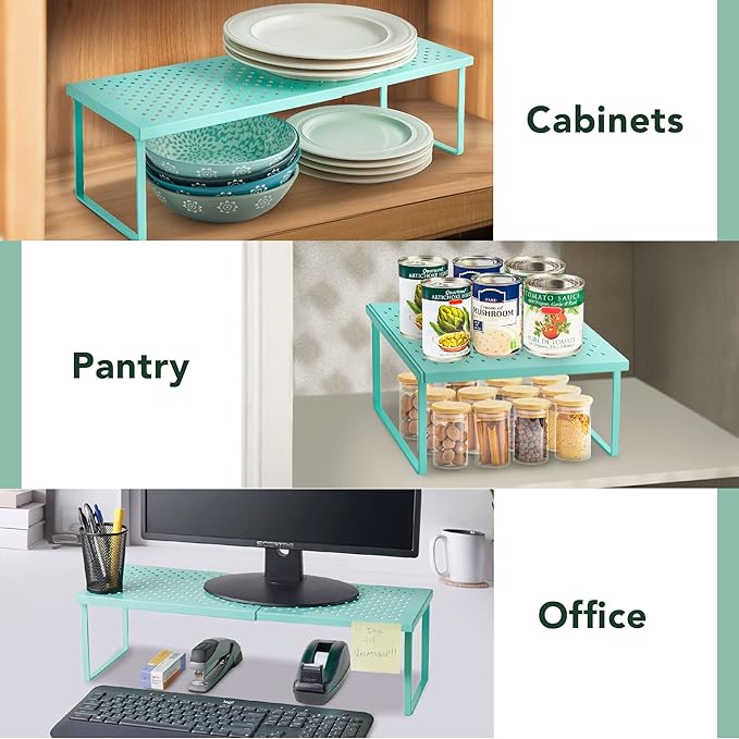 Nifty Expandable Shelf Rack Adjustable- Green