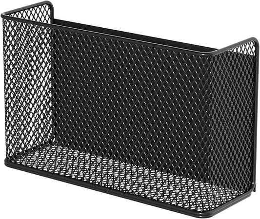 LIFEFAN Magnetic Baskets Shelf Bins Organizer Holder Storage Rack Containers for Fridge, Whiteboard, Locker - Home Kitchen Laundry Office School