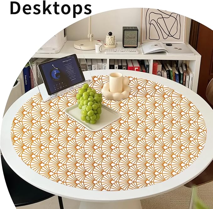 Shelf and Drawer Liner for Kitchen Cabinet,Non-Adhesive Waterproof Oil-Proof Easy Clean Shelf Liner for Dresser & Bathroom Vanities with Adhesive Dots & Cutting Tool(12 in X 20 Ft Gold Fish Scale)