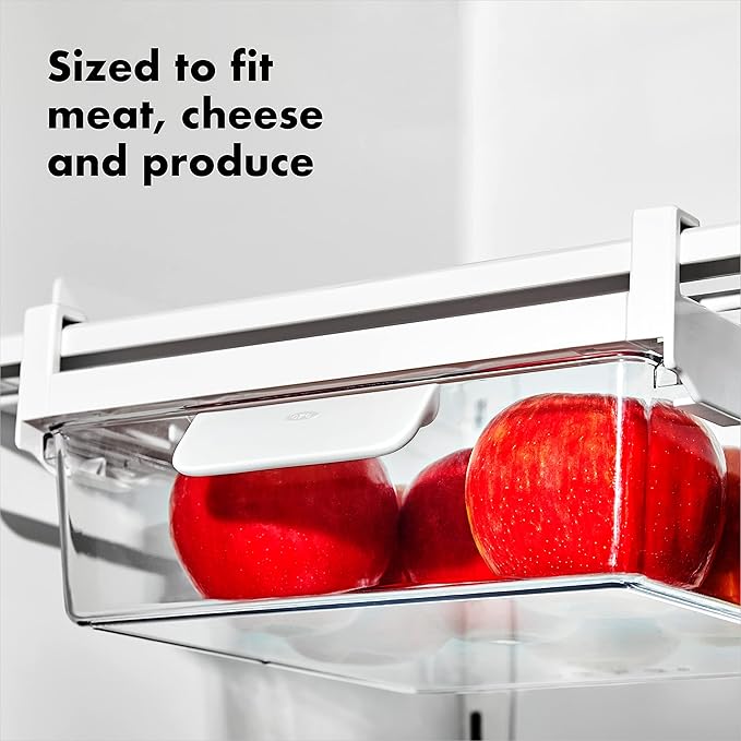 OXO Good Grips Fridge Undershelf Drawer 10 in - for Deli Meat, Cheese, Produce and More