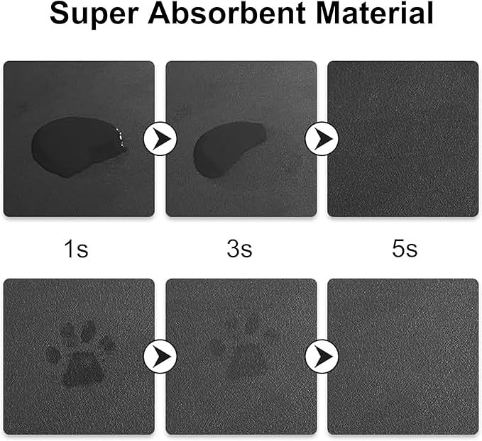St Patrick's Day Splash Mat-Green Shamrock Super Absorbent Diatomite, Non-Slip & Fast Drying for Kitchen Sink 1 PC (23.5" X 5.5" )