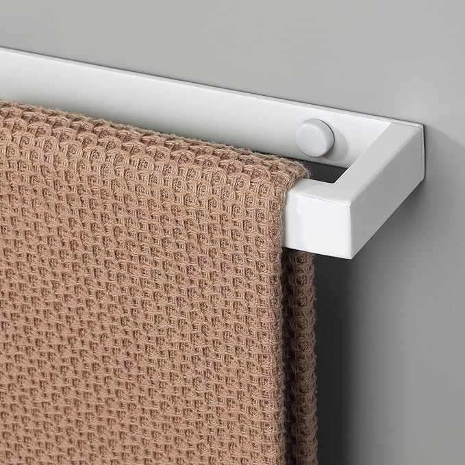 Alise Bath Towel Bar,Wall Mount Towel Holder Towel Rack Towel Hanger for Bathroom Lavatory,8 Inch SUS304 Stainless Steel Towel Rail,White Finish
