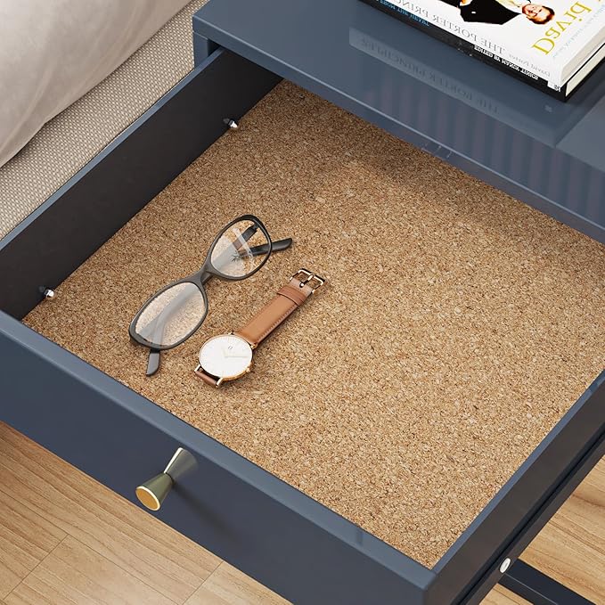 Yenhome 12"X118" Thin Cork Roll with Adhesive Backing Natural Cork Shelf Liners for Kitchen Cabinets Decorative Corks Board Roll Corkboards for Office Classroom Walls Shelf Liner