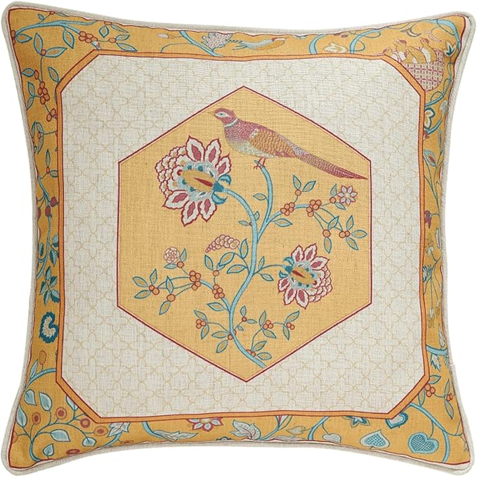 patdrea Linen Decorative Throw Pillow Covers Set Soft Durable Cushion Cases Pillowcase for Couch Bedroom Car Living Room 18"x 18"