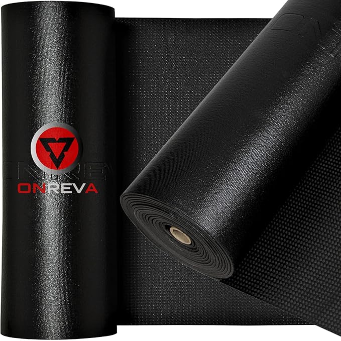 ONREVA Tool Box Liner 16 inch Wide x 18 Ft Large, Toolbox Drawer Liners, Heavy Duty Shelf Rubber Mat, Non Slip Pad Organizer for Rolling Tool Chest Drawers, Cabinet, Workbench, Black