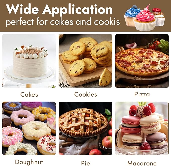 40 pcs 8x8x2.5 Inches Cake Box with Window, Bakery Pastry Cookie Boxes, Mini Pie for Pastry,Dessert,Strawberries,Chocolates（White）