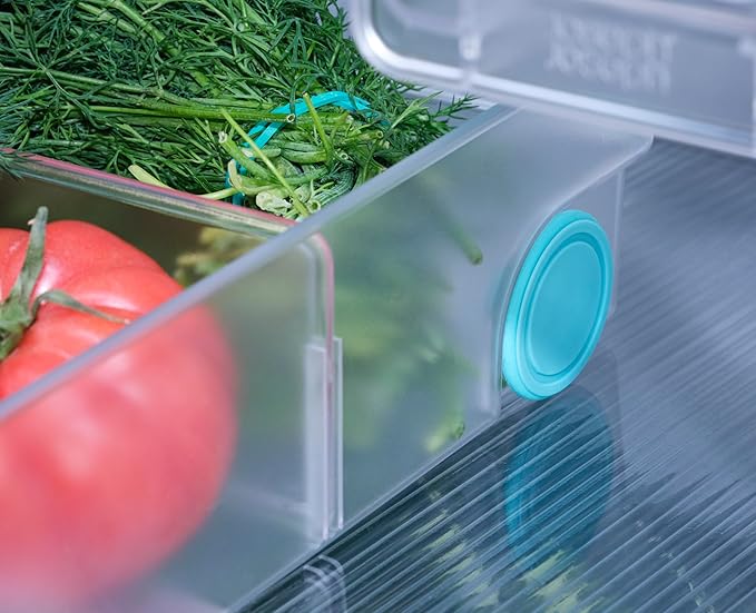 Joseph Joseph FridgeStore XL Fridge Storage Drawer Caddy – Extra-Large Organizer with Handle and Wheels for Easy Access, BPA-Free