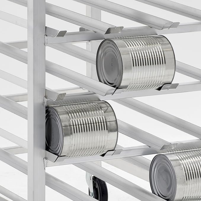 Half Size Mobile Aluminum Commercial Can Rack – Fully Welded (32L-038)