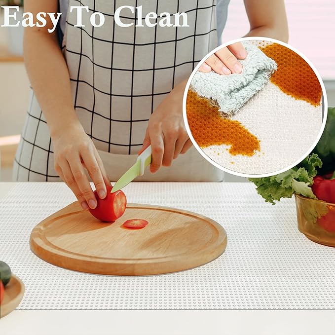 Shelf Liner Non Adhesive Cabinet Drawer Liners Waterproof 12 Inch Wide X 20 Ft Non Slip Clear Refrigerator Closet Pantry Shelf Liner Bathroom Cupboard Drawer Mat