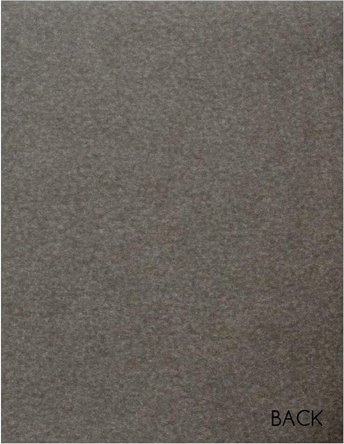 S.E.I Mocha Velvet Paper, Felt Fabric For Drawer and Jewelry Box Liner, 8.5" x 11" - 12 Sheets
