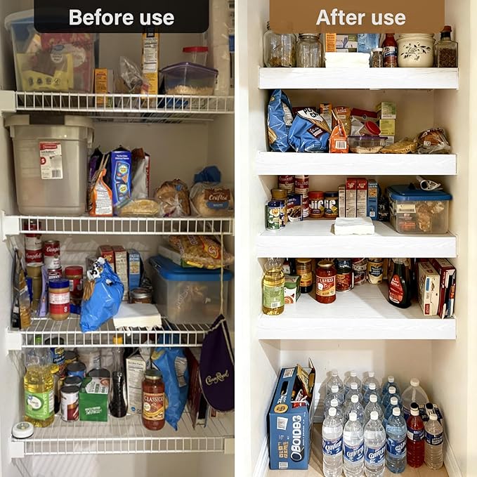 Wire Rack Covers for Shelves, 30 * 16 inch Wires Shelf Ccover, Shelfs Covers for Wire Shelving, Easy to Cut Install Wires Shelf 0.31-inch Thick Moisture Durable Shelfs Liner for Kitchen, Pantry White