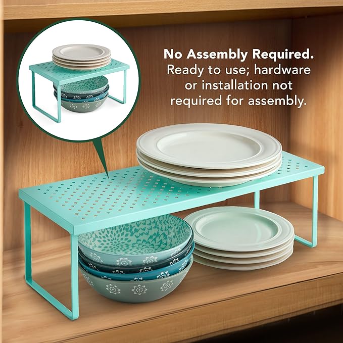 Nifty Expandable Shelf Rack Adjustable- Green