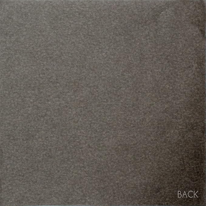 S.E.I Mocha Velvet Paper, Felt Fabric For Drawer and Jewelry Box Liner, 12" x 12" - 12 Sheets