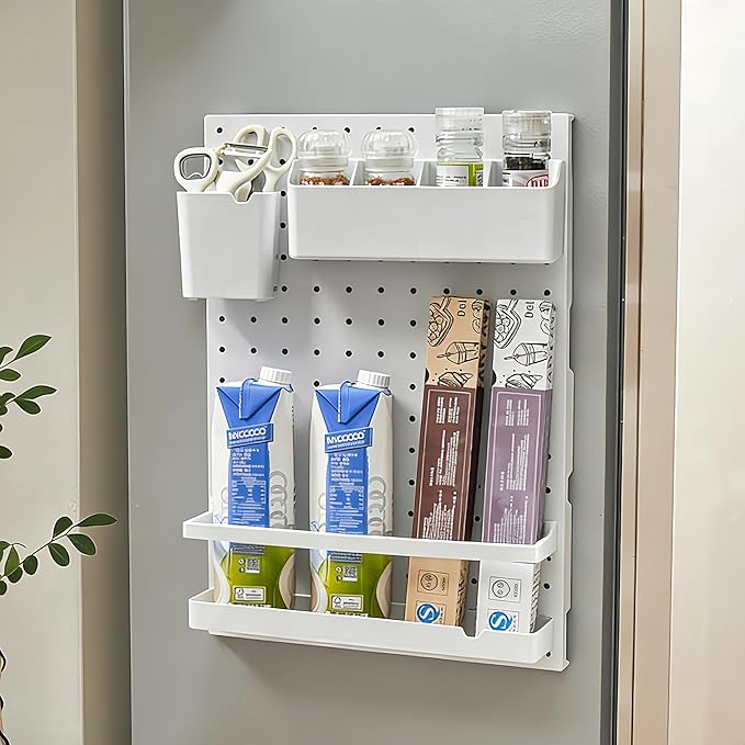 Spice Rack Organizer,Adhesive Shelf,No Drilling Kitchen Spice Holder and Organizer,Wall Mount Space-Saving Storage for Kitchen,Bathroom,Cabinets,Style2