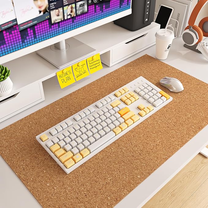 Livelynine Cork Roll with Adhesive Backing 17.3x78.8 Cork Sheet for Walls Crafts Floor Renter Friendly Corkboard Rolls Bulletin Board Wallpaper Peel and Stick Shelf Liner Sheets Kitchen Drawer Liners