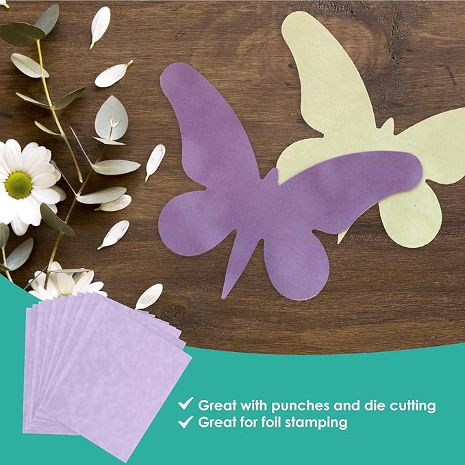 S.E.I Lavender Velvet Paper, Felt Fabric For Drawer and Jewelry Box Liner, 8.5" x 11" - 12 Sheets
