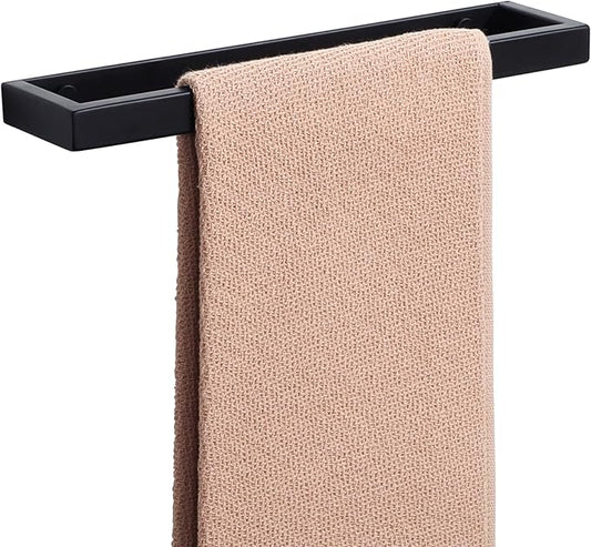 Alise Bath Towel Bars,12 Inch Towel Holder Towel Racks for Bathroom and Lavatory,SUS304 Stainless Steel Hand Towel Hanger Towel Rail Wall Mount,Matte Black
