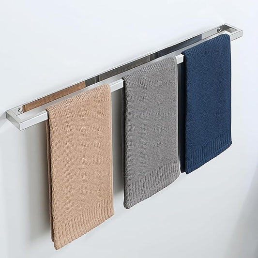Alise Bath Towel Bar,Wall Mount Towel Holder Towel Rack Towel Hanger for Bathroom Lavatory,28 Inch SUS304 Stainless Steel Towel Rail,Polished Chrome