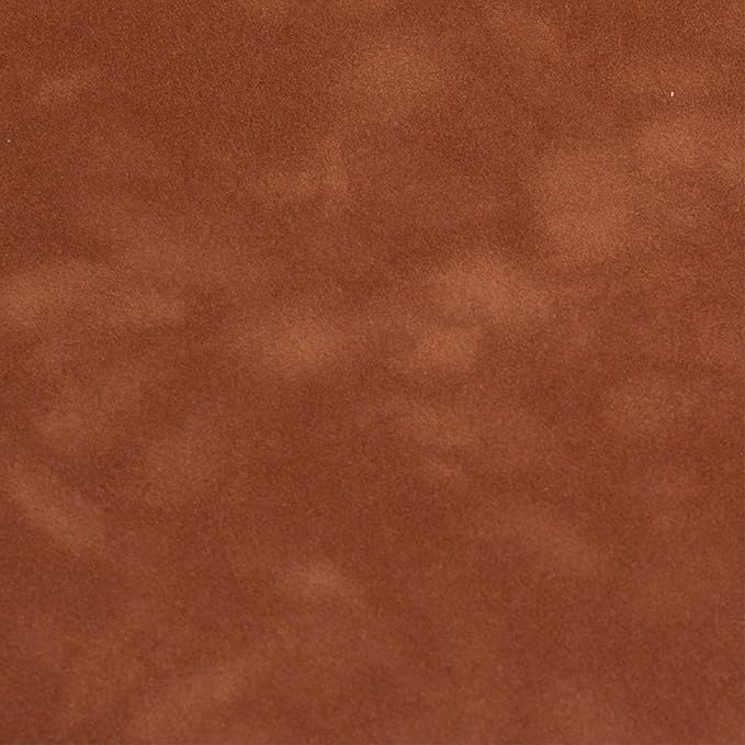 S.E.I Nutmeg Velvet Paper, Felt Fabric For Drawer and Jewelry Box Liner, 12" x 12" - 12 Sheets