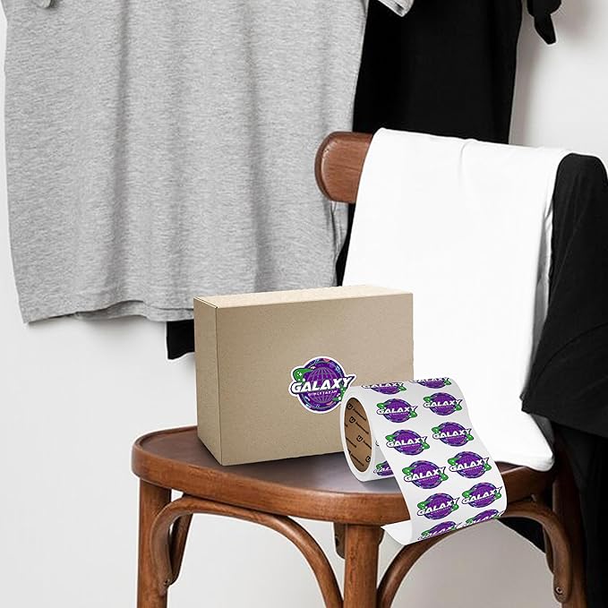 instMerch Custom Labels — Personalized Custom Stickers for Business Logo — Customized Sticker Roll Custom (Die-Cut)