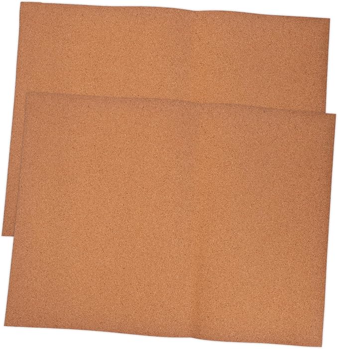 OSOLADY 2sheets Cork Drawer Liner Replacement Cork Liners for Kitchen Cabinets and Shelves
