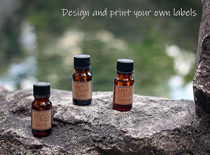 Arlig 2x1 Inch Waterproof Labels for Inkjet Printers Smudge-Proof, Oil-Proof Label for Bottles, Pantry, Lip Gloss, Jars, Food, and Essential Oils | 200 Labels (5 Letter Size Sheets, 40/Sheet) (Matte)