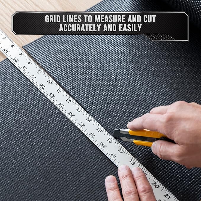 Precision Defined Professional Grade Tool Box Liner, 10 ft x 36", Black | Tool Box Drawer Liner, Shelf Liner Non Slip Mat, Thick Cabinet Shelf Liner, Toolbox Drawer Liner