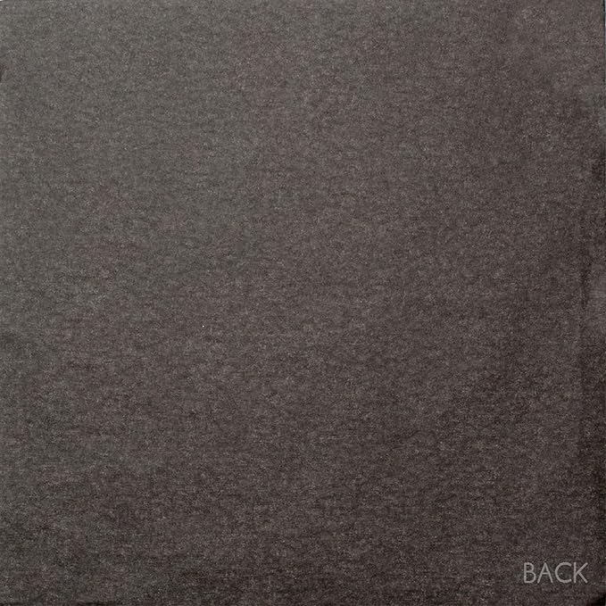 S.E.I Charcoal Velvet Paper, Felt Fabric For Drawer and Jewelry Box Liner, 12" x 12" - 12 Sheets
