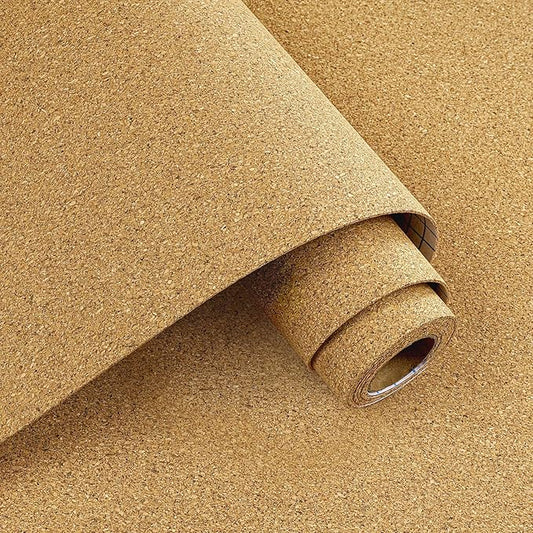 Decotalk Adhesive Cork Shelf Liner Cork Drawer Liner Peel and Stick 12x78 Inch Corks Liners for Drawers and Cabinets Corks Contact Paper Self Adhesive Corklining for Kitchen Cabinets Corkboard Vinyl