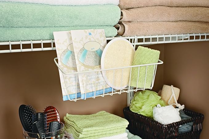 ClosetMaid 3937 Packet Pal Wire Shelf Storage Accessory, White