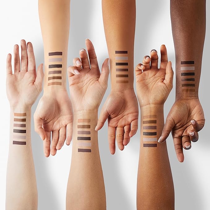 6PCS Cream Eyeshadow Stick Makeup Sets, Metallic And Matte Shimmer Eye Shadow Eye Brightener Stick Pencil Crayon, B02-Fall Brown