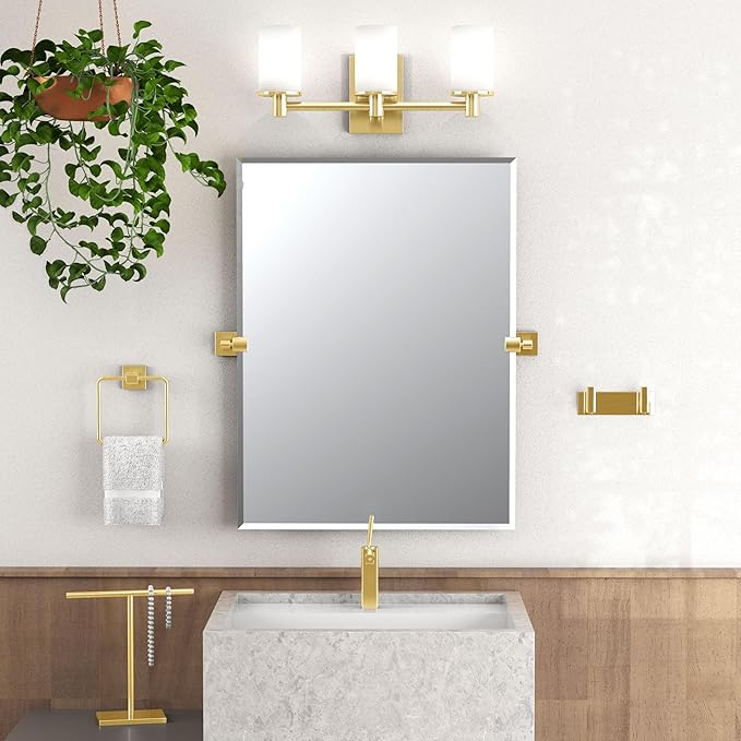 Gatco 1283B Elevate All Modern Décor Double Hook, Brushed Brass/Wall Mounted 6.5" W X 2.50" H 2-Hook/Robe, Towel Hook for Bathroom