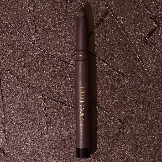 LAURA GELLER NEW YORK Kajal Longwear Kohl Eyeliner Pencil - Royal Quartz - Caffeine and Vitamin E - Smooth & Blendable Liner - Built-In Sharpener