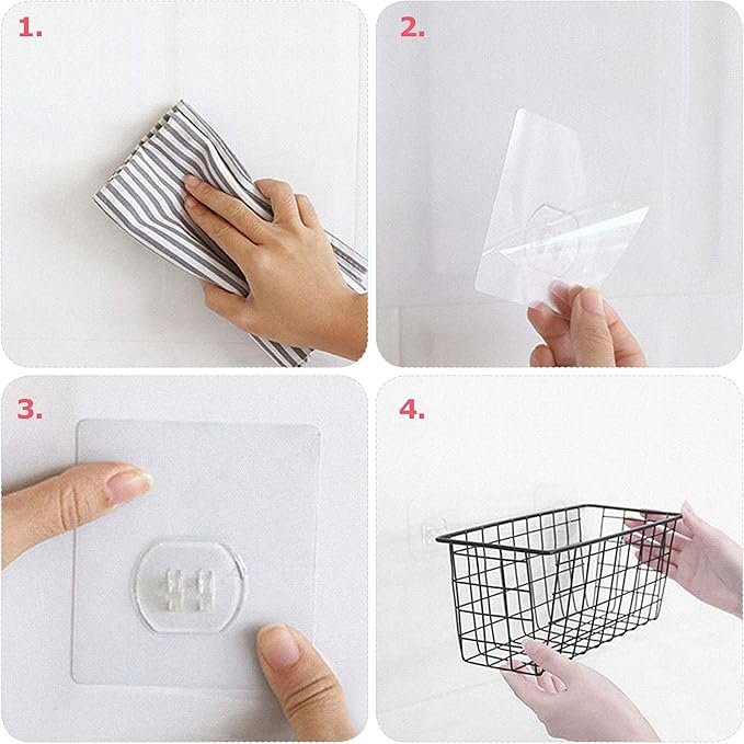 XINFULL 12 Pack Wire Storage Baskets Household Metal Wall-Mounted Containers Organizer Bins for Kitchen Bathroom Freezer Pantry Closet Laundry Room Cabinets Garage Shelf, Medium