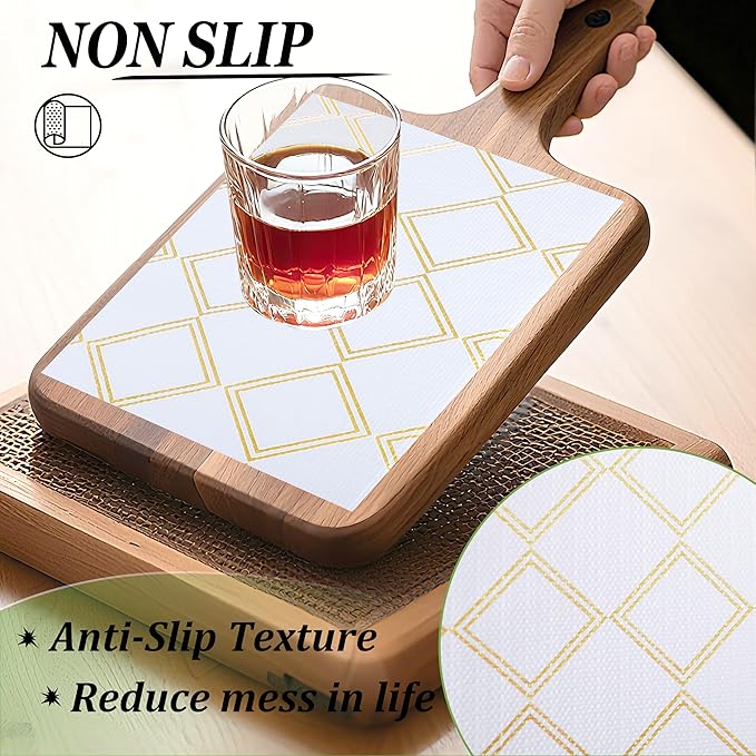 Shelf Liners for Kitchen Cabinets Non-Adhesive 12 Inch X 20 Ft Cabinet Liner Waterproof Dresser Drawer Liner Non Slip Shelf Paper for Kitchen Bathroom Closet Refrigerator Cupboard Pantry